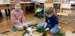 Adventkranzbinden 1